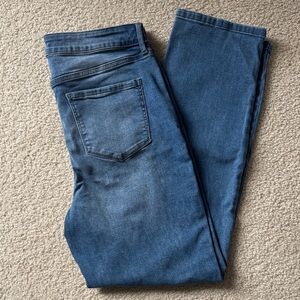 Nine West Women's Straight Leg Jeans - Classic Light Blue